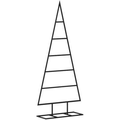 vidaXL Árvore de Natal para decoração, ornamento para festas, suporte decorativo natalício, árvore para casa exterior, metal preto 90 cm vidaXL Árvore de Natal para decoração, ornamento para festas, suporte decorativo natalício, árvore para casa exterior, metal preto 90 cm