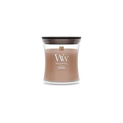 Woodwick Vela perfumada Vela de tamanho médio em forma de ampulheta, Cashmere Presentes perfeitos para mulheres Woodwick Vela perfumada Vela de tamanho médio em forma de ampulheta, Cashmere Presentes perfeitos para mulheres