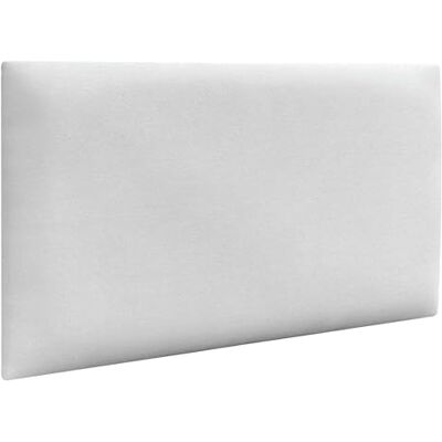 DHOME Painéis estofados de tecido Aqualine autocolantes para parede acústicos absorventes proteção impactos cabeças decoração casa quarto (branco, 60 x 50 cm) DHOME Painéis estofados de tecido Aqualine autocolantes para parede acústicos absorventes proteção impactos cabeças decoração casa quarto (branco, 60 x 50 cm)