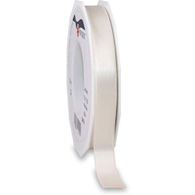 Fita de cetim C.E. Pattberg - marfim, 25m, 15mm Fita de cetim C.E. Pattberg - marfim, 25m, 15mm