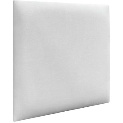 DHOME Painéis estofados de tecido Aqualine autocolantes para parede acústicos absorventes proteção impactos cabeças decoração casa quarto (branco, 60 x 60 cm) DHOME Painéis estofados de tecido Aqualine autocolantes para parede acústicos absorventes proteção impactos cabeças decoração casa quarto (branco, 60 x 60 cm)