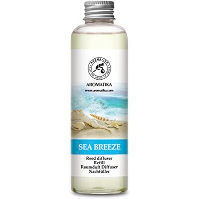Trust Recarga de difusor de arriço brisa de mar 200 ml, enchimento cromático, ambiente perfumado, fragrância fresca para quarto Trust Recarga de difusor de arriço brisa de mar 200 ml, enchimento cromático, ambiente perfumado, fragrância fresca para quarto