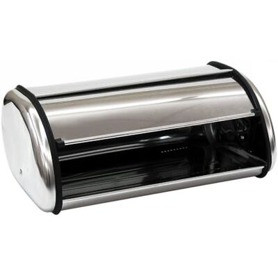 LOLAhome Paneira de aço inoxidável com tampa de proteção de 42 x 27 x 18 cm Mantenha os seus produtos de padaria crocantes. Um acessório de armazenamento para a cozinha que é elegante e durável. LOLAhome Paneira de aço inoxidável com tampa de proteção de 42 x 27 x 18 cm Mantenha os seus produtos de padaria crocantes. Um acessório de armazenamento para a cozinha que é elegante e durável.