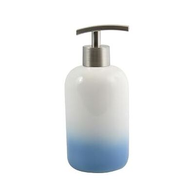MSV Dispensador de sabão cerâmico açúcar azul pastel MSV Dispensador de sabão cerâmico açúcar azul pastel