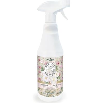 PRADY Ambientador Home Spray jardim de jardins 700 ml, fragrância floral intensa e elegante, neutraliza odores, aroma duradouro e romântico para a casa com efeito refrescante imediato PRADY Ambientador Home Spray jardim de jardins 700 ml, fragrância floral intensa e elegante, neutraliza odores, aroma duradouro e romântico para a casa com efeito refrescante imediato
