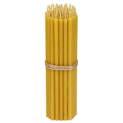 NKlaus Velas de cera de abelha para altar velas finas de qualidade de igreja velas rituais, 164 gr, 50 peças NKlaus Velas de cera de abelha para altar velas finas de qualidade de igreja velas rituais, 164 gr, 50 peças