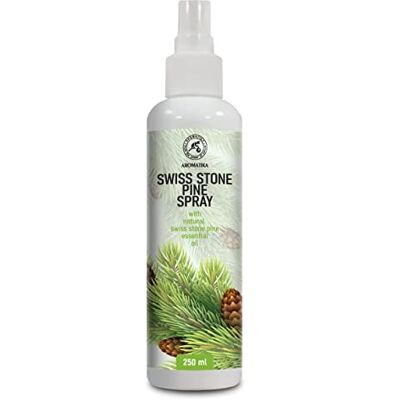 Trust Ambientador em spray pinheiro de pedra suíço 250 ml spray com óleo essencial natural de pinheiro de pedra suíço Pinus Cembra Room Mist Ambientador aroma de coníferas fragrância de casa Trust Ambientador em spray pinheiro de pedra suíço 250 ml spray com óleo essencial natural de pinheiro de pedra suíço Pinus Cembra Room Mist Ambientador aroma de coníferas fragrância de casa