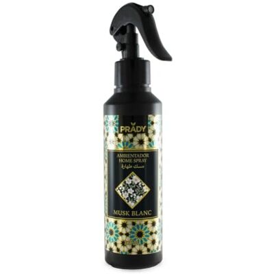 PRADY Ambientador Home Spray Árabe Musk Blanc Tahara 220 ml, fragrância fresca e refinada PRADY Ambientador Home Spray Árabe Musk Blanc Tahara 220 ml, fragrância fresca e refinada