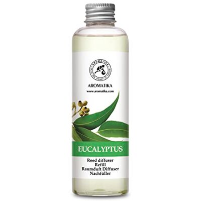 Trust Recarga com óleos essenciais, Eucalipto 200 ml, difusor aromático, ambientador, difusor perfumado, fragrância para quarto Trust Recarga com óleos essenciais, Eucalipto 200 ml, difusor aromático, ambientador, difusor perfumado, fragrância para quarto