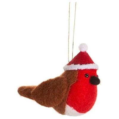 TRIXES Decoração para árvore de Natal de feltro: ideal para árvores reais e artificiais, decoração de personagens de Natal, ideal para usar sozinho ou em grupo, para grinaldas e centros de mesa TRIXES Decoração para árvore de Natal de feltro: ideal para árvores reais e artificiais, decoração de personagens de Natal, ideal para usar sozinho ou em grupo, para grinaldas e centros de mesa