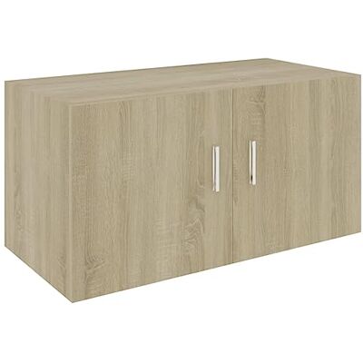 vidaXL Armário de parede prateleira flutuante versátil decoração casa de banho cozinha quarto armazenamento moderno contraplacado cor carvalho sonoma 80 x 39 x 40 cm vidaXL Armário de parede prateleira flutuante versátil decoração casa de banho cozinha quarto armazenamento moderno contraplacado cor carvalho sonoma 80 x 39 x 40 cm