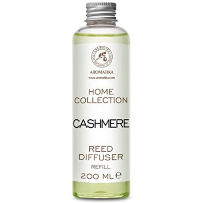 Trust Recarga do difusor de caxemira 200 ml, enchimento difusor difusor aromático, ambientador, difusor perfumado, fragrância para quarto, difusor fragrância fresca Trust Recarga do difusor de caxemira 200 ml, enchimento difusor difusor aromático, ambientador, difusor perfumado, fragrância para quarto, difusor fragrância fresca