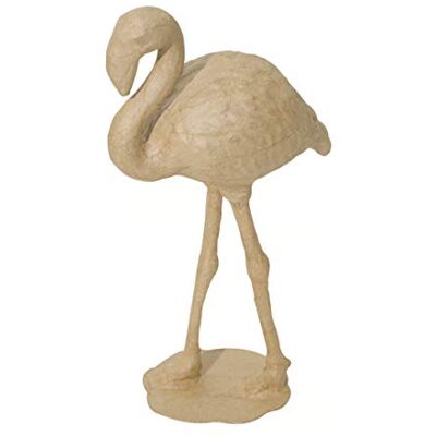 Decopatch Décopatch Suporte de papier brun mâché, 15 x 7 x 27 cm, Flamand Rose Decopatch Décopatch Suporte de papier brun mâché, 15 x 7 x 27 cm, Flamand Rose