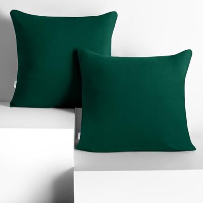 DecoKing 2 Fronhas de Almofada 50x50 cm de Jersey 100% Algodão Penteado com Fecho de Correr DecoKing 2 Fronhas de Almofada 50x50 cm de Jersey 100% Algodão Penteado com Fecho de Correr