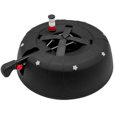 Spetebo Suporte para árvore de Natal preto 32 cm, com tecnologia de alavanca de pé e tecnologia de corda única, Start 1 modelo 2022 para uma altura máxima de 2 m. Suporte para árvore de Natal para Spetebo Suporte para árvore de Natal preto 32 cm, com tecnologia de alavanca de pé e tecnologia de corda única, Start 1 modelo 2022 para uma altura máxima de 2 m. Suporte para árvore de Natal para
