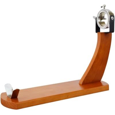 Fackelmann Suporte de presunto rotativo profissional para paleta e presunto, pinho com ferragens cromadas, cor de madeira natural, 36,5 x 16,5 x 37,5 cm, 1 unidade Fackelmann Suporte de presunto rotativo profissional para paleta e presunto, pinho com ferragens cromadas, cor de madeira natural, 36,5 x 16,5 x 37,5 cm, 1 unidade
