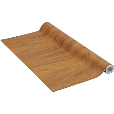 Venilia Folha adesiva, nogueira francesa aspeto castanho, 45 cm x 3 m, espessura 95 μ, vinil autocolante para móveis ou cozinha, papel de parede decorativo, PVC sem ftalatos, fabricado na UE Venilia Folha adesiva, nogueira francesa aspeto castanho, 45 cm x 3 m, espessura 95 μ, vinil autocolante para móveis ou cozinha, papel de parede decorativo, PVC sem ftalatos, fabricado na UE