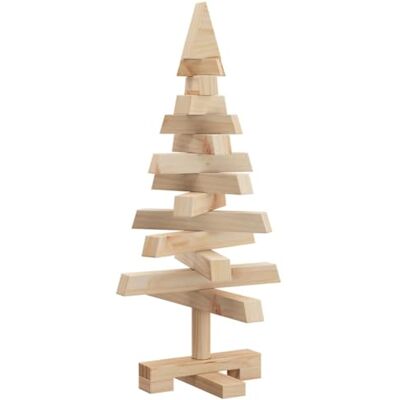 vidaXL Árvores de Natal naturais 60 cm, madeira maciça de pinho, sala moderna, árvore de Natal falsa, decoração festiva, ramos ajustáveis, madeira de pinheiro minimalista vidaXL Árvores de Natal naturais 60 cm, madeira maciça de pinho, sala moderna, árvore de Natal falsa, decoração festiva, ramos ajustáveis, madeira de pinheiro minimalista