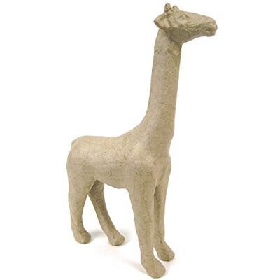 Decopatch Décopatch Suporte em papier brun mâché, 19 x 7 x 28 cm, girafe Decopatch Décopatch Suporte em papier brun mâché, 19 x 7 x 28 cm, girafe