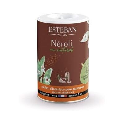 Esteban Paris Pó perfumado de Neroli para aspirador, perfume floral branco, 95% ingredientes naturais, fabricado em França Esteban Paris Pó perfumado de Neroli para aspirador, perfume floral branco, 95% ingredientes naturais, fabricado em França