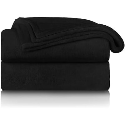 Blumtal - Kuscheldecke - 220x240 cm - Preto - Manta de polar Blumtal - Kuscheldecke - 220x240 cm - Preto - Manta de polar