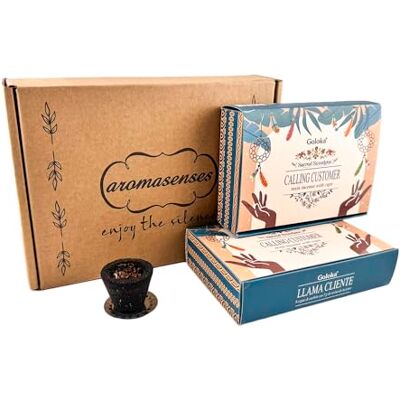 AROMASENSES 2 unidades Goloka Copa de incenso em resina atrai clientes 6 copos de fumo em cada caixa Total 12 unidades Rituais Sfumérios Limpeza energética Relaxamento Meditação AROMASENSES 2 unidades Goloka Copa de incenso em resina atrai clientes 6 copos de fumo em cada caixa Total 12 unidades Rituais Sfumérios Limpeza energética Relaxamento Meditação