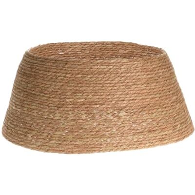 Spetebo Saia de árvore de Natal de erva marinha natural 56 cm cobertura para suporte de árvore de Natal árvore de Natal manta árvore de Natal colar árvore de Natal Spetebo Saia de árvore de Natal de erva marinha natural 56 cm cobertura para suporte de árvore de Natal árvore de Natal manta árvore de Natal colar árvore de Natal