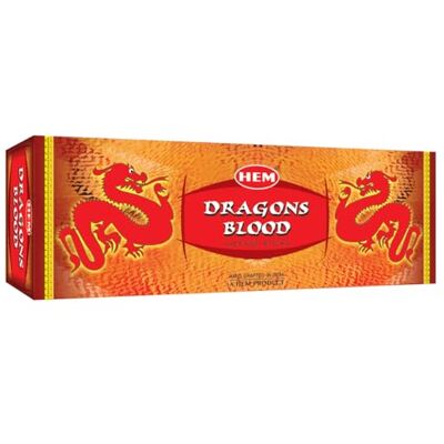 HEM 20 varetas de incenso DRAGON BLOOD fragrância da Índia HEM 20 varetas de incenso DRAGON BLOOD fragrância da Índia
