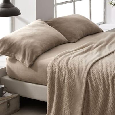 Blanco Lençóis de Coralina Cama de 180cm. (+Medidas Disponíveis) Design 999 Cor Torrada (180x190/200cm.) 4 Piezas: Bajera, Encimera y 2 Fundas 100% Poliéster Cálidas Extra Suaves Ligeras Apto Secadora Blanco Lençóis de Coralina Cama de 180cm. (+Medidas Disponíveis) Design 999 Cor Torrada (180x190/200cm.) 4 Piezas: Bajera, Encimera y 2 Fundas 100% Poliéster Cálidas Extra Suaves Ligeras Apto Secadora