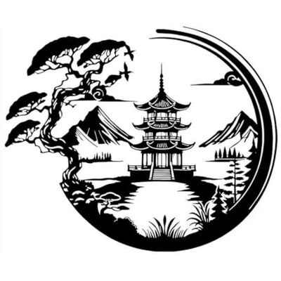 Xshelley Arte de parede de metal de 30 cm, árvore bonsai e porta Torii, mural de estilo japonês, decoração de quarto, arte de parede preta, decoração de casa para sala de estar, quarto Xshelley Arte de parede de metal de 30 cm, árvore bonsai e porta Torii, mural de estilo japonês, decoração de quarto, arte de parede preta, decoração de casa para sala de estar, quarto