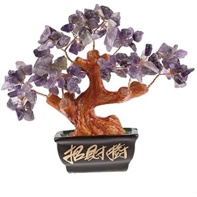 lachineuse -Árvore tradicional de feng shui ametista fortuna e proteção lachineuse -Árvore tradicional de feng shui ametista fortuna e proteção