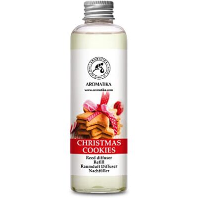 Trust Recarga do difusor bolachas de Natal 200 ml, enchimento difusor difusor aromático, ambientador, difusor perfumado, fragrância para quarto, difusor fragrância fresca presente Trust Recarga do difusor bolachas de Natal 200 ml, enchimento difusor difusor aromático, ambientador, difusor perfumado, fragrância para quarto, difusor fragrância fresca presente