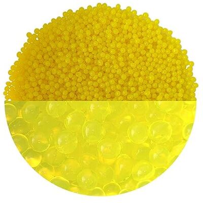 trendfinding 100 g de grânulos Deco retentores de água amarelo, granulometria 3,5-4 mm, decoração para flores e plantas, 10 litros, muito económico, uso versátil trendfinding 100 g de grânulos Deco retentores de água amarelo, granulometria 3,5-4 mm, decoração para flores e plantas, 10 litros, muito económico, uso versátil