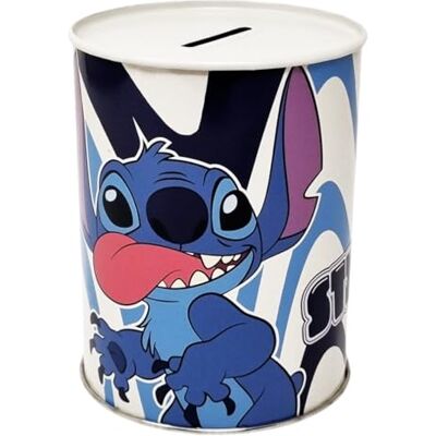 Disney Cheio Stitch de metal, não pode ser aberto, 11 x 8 cm Disney Cheio Stitch de metal, não pode ser aberto, 11 x 8 cm