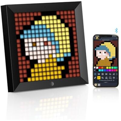 Divoom Pixoo - 8,6 polegadas - controle por app - suporte Mesa/Parede - moldura digital Divoom Pixoo - 8,6 polegadas - controle por app - suporte Mesa/Parede - moldura digital