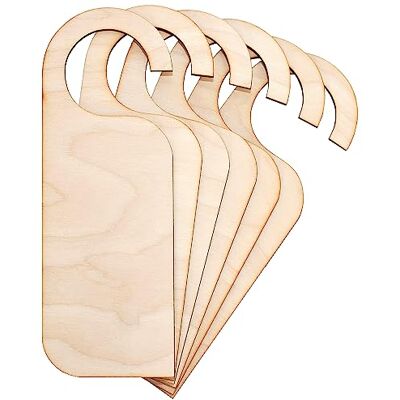 Creative 10 x sinal porta de madeira cabide cabide 20 x 6-8 cm Creative 10 x sinal porta de madeira cabide cabide 20 x 6-8 cm