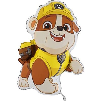 Toyland ® Balão de papel de alumínio com personagem de escombros da patrulha canina gigante de 35 polegadas balões de festa para crianças Toyland ® Balão de papel de alumínio com personagem de escombros da patrulha canina gigante de 35 polegadas balões de festa para crianças