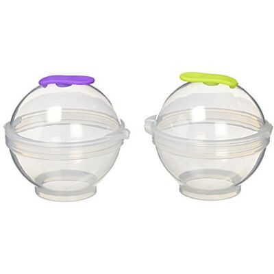 IBILI Conjunto de 2 moldes, design de bolas de gelo IBILI Conjunto de 2 moldes, design de bolas de gelo