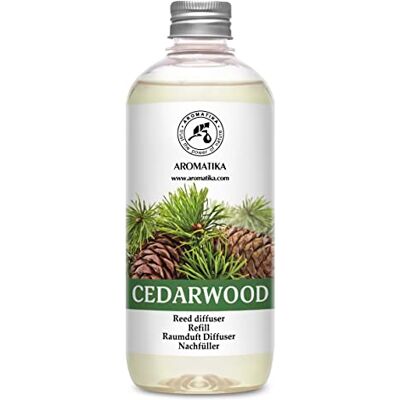 Trust Recarga difusor de cedro 500 ml, aromas, com óleo de madeira de cedro, óleo cromado Reed Difusores ambiente de varetas de Rattan difusor perfumado, aromaterapia, SPA casa Trust Recarga difusor de cedro 500 ml, aromas, com óleo de madeira de cedro, óleo cromado Reed Difusores ambiente de varetas de Rattan difusor perfumado, aromaterapia, SPA casa