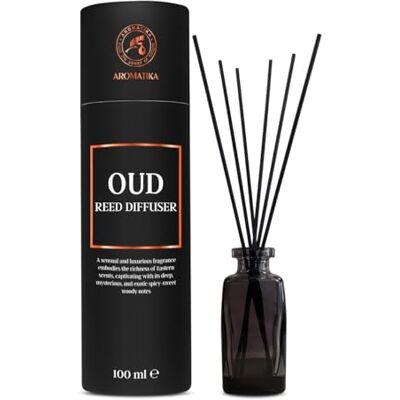 Trust Difusor de aroma de Oud 100 ml, fragrâncias de duradouras, difusores aromáticos, ambientador, difusor perfumado, fragrância para quarto, difusor Reed Diffuser Oud Trust Difusor de aroma de Oud 100 ml, fragrâncias de duradouras, difusores aromáticos, ambientador, difusor perfumado, fragrância para quarto, difusor Reed Diffuser Oud