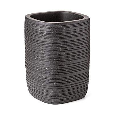 Tatay Copo de coleção de mesa BAMBU, de poliéster, cinzento escuro, medidas 7,3 x 7,3 x 9,9 Vaso Baño Medidas 7,3x7,3x9,9 cm Poliresina Resistente Vaso Colección Sobremesa Uso Diario en Baño, Gris Oscuro Tatay Copo de coleção de mesa BAMBU, de poliéster, cinzento escuro, medidas 7,3 x 7,3 x 9,9 Vaso Baño Medidas 7,3x7,3x9,9 cm Poliresina Resistente Vaso Colección Sobremesa Uso Diario en Baño, Gris Oscuro