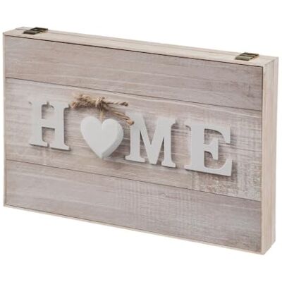 LOLAhome Tampa para contador de luz de madeira design HOME branco decapé, 46 x 31 x Simule um belo quadro decorativo para ocultar o quadro elétrico e dar estilo à sua entrada com discrição e utilidade. LOLAhome Tampa para contador de luz de madeira design HOME branco decapé, 46 x 31 x Simule um belo quadro decorativo para ocultar o quadro elétrico e dar estilo à sua entrada com discrição e utilidade.