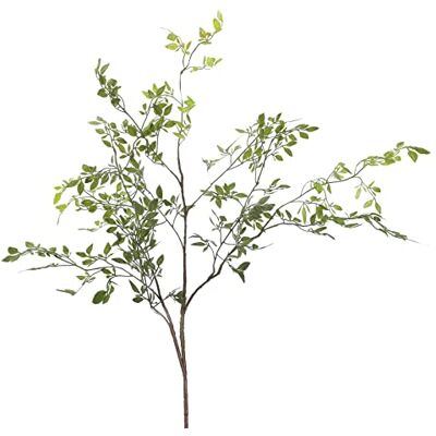 Generic 3 ramos artificiais de árvore de 110 cm de comprimento, ramos de imitação de Nandina doméstica, hastes com folhas, ramos decorativos, plantas para arranjos florais, ramos de flores e decoração de Generic 3 ramos artificiais de árvore de 110 cm de comprimento, ramos de imitação de Nandina doméstica, hastes com folhas, ramos decorativos, plantas para arranjos florais, ramos de flores e decoração de