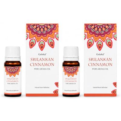 AROMASENSES . 2 unidades óleo essencial canela puro Goloka 10 ml (canela) AROMASENSES . 2 unidades óleo essencial canela puro Goloka 10 ml (canela)