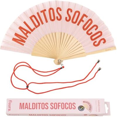 Fisura Ventilador original com mensagem "m*lditos sufocos". Fã de madeira moderno e engraçado. Leque rosa. Leque com pendurar leque. 42,5 x 23 cm. Fisura Ventilador original com mensagem "m*lditos sufocos". Fã de madeira moderno e engraçado. Leque rosa. Leque com pendurar leque. 42,5 x 23 cm.