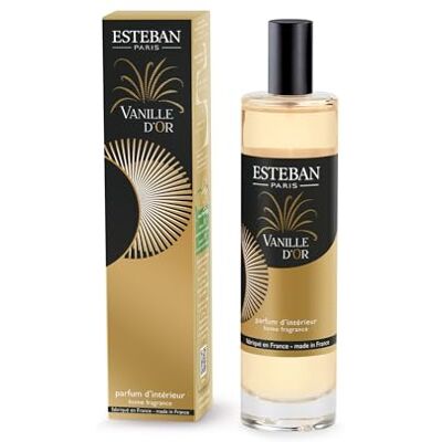 Esteban Paris Vanille d'Or Perfume em spray de interior, 75 ml Esteban Paris Vanille d'Or Perfume em spray de interior, 75 ml