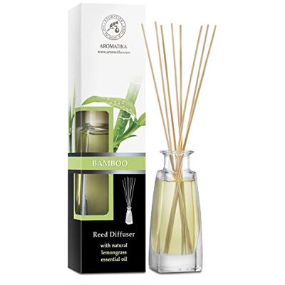 Trust Difusor de varetas de bambu de 100 ml com óleo essencial de citronela e fragrância, conjunto de presentes com 10 varetas, ideal para aromaterapia, spa, casa e cozinha Trust Difusor de varetas de bambu de 100 ml com óleo essencial de citronela e fragrância, conjunto de presentes com 10 varetas, ideal para aromaterapia, spa, casa e cozinha