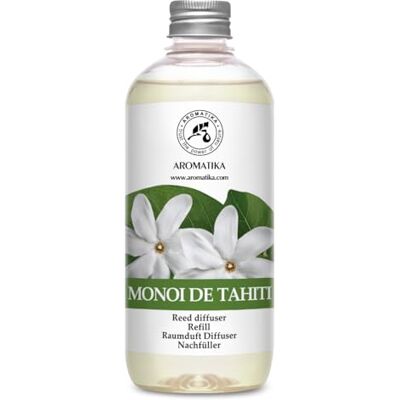 Trust Recarga do difusor Monoi de Tahiti 500 ml, enchimento cromático, ambiente perfumado, fragrância fresca para quarto, Gardenia Tahitensis Trust Recarga do difusor Monoi de Tahiti 500 ml, enchimento cromático, ambiente perfumado, fragrância fresca para quarto, Gardenia Tahitensis