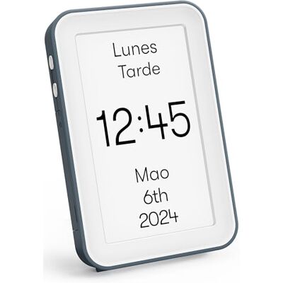 Relish Relógio de demência com conexão diária, calendário digital com dia, data e hora, tela grande clara, opções personalizadas Relish Relógio de demência com conexão diária, calendário digital com dia, data e hora, tela grande clara, opções personalizadas