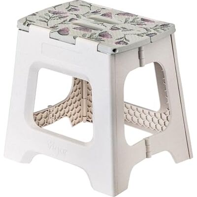 VIGAR Banqueta dobrável portátil compacto para adultos, 32 cm, antiderrapante, cadeira banco banco assento para casa, cozinha, casa de banho, quarto, escritório, campismo, até 150 kg, cinzento VIGAR Banqueta dobrável portátil compacto para adultos, 32 cm, antiderrapante, cadeira banco banco assento para casa, cozinha, casa de banho, quarto, escritório, campismo, até 150 kg, cinzento